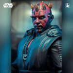 Star Wars Crimson Dawn Darth Maul (Solo: A Star Wars Story) 1/6 Scale Bust - Image 4