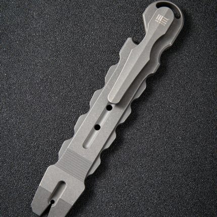 WE Knife Co Gesila , titanium pry bar - EDC - Every Day Carry - A-08B -Grey