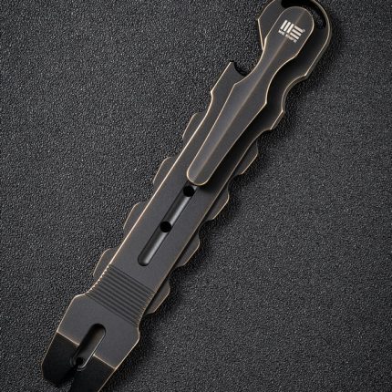 WE Knife Co Gesila , titanium pry bar - EDC - Every Day Carry - A-08A Black