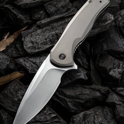 WE Knife Co. Kitefin Grey Titanium pocket knife - 2001H