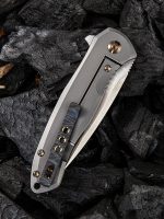 WE Knife Co. Kitefin Grey Titanium pocket knife - 2001H - Image 5