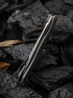 WE Knife Co. Kitefin Grey Titanium pocket knife - 2001H - Image 2