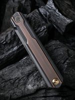 WeKnife Peer Copper, Black, pocket knife, Ostap Hel design - 2015f - Image 8