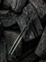 WE Knife Co. Snick Frame Lock Knife Black Ti/Natural Jade G-10 (3.5" Black SW) - Image 7