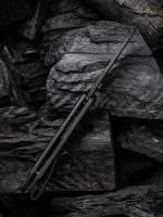 WE Knife Company Elementum Black Titanium Handle Black Stonewashed CPM 20CV Blade WE18062X-3 - Image 2