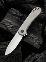 WE Knife Company Elementum Titanium Handle Satin Finished CPM 20CV Blade - WE18062X-1