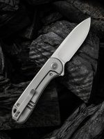 WE Knife Company Elementum Titanium Handle Satin Finished CPM 20CV Blade - WE18062X-1 - Image 7