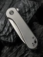WE Knife Company Elementum Titanium Handle Satin Finished CPM 20CV Blade - WE18062X-1 - Image 5