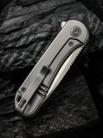 WE Knife Company Elementum Titanium Handle Satin Finished CPM 20CV Blade - WE18062X-1 - Image 4