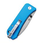 We Knife Company Ben Petersen Banter Folding Knife 2.9" S35VN Stonewashed Spear Point Blade, Blue G10 Handles - 2004A - Image 5