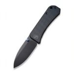 We Knife Company Ben Petersen Banter Folding Knife 2.9" S35VN Black Stonewashed Spear Point Blade, Black G10 Handles - 2004B - Image 2
