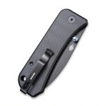 We Knife Company Ben Petersen Banter Folding Knife 2.9" S35VN Black Stonewashed Spear Point Blade, Black G10 Handles - 2004B - Image 3