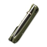 We Knife Company Ben Petersen Banter Folding Knife 2.9" S35VN Stonewashed Spear Point Blade, OD Green G10 Handles - 2004D - Image 7