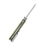 We Knife Company Ben Petersen Banter Folding Knife 2.9" S35VN Stonewashed Spear Point Blade, OD Green G10 Handles - 2004D - Image 8