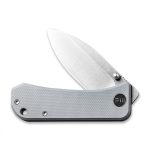 We Knife Company Ben Petersen Banter Folding Knife 2.9" S35VN Satin Spear Point Blade, Gray G10 Handles - 2004E - Image 11