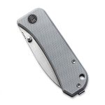 We Knife Company Ben Petersen Banter Folding Knife 2.9" S35VN Satin Spear Point Blade, Gray G10 Handles - 2004E - Image 8