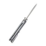 We Knife Company Ben Petersen Banter Folding Knife 2.9" S35VN Satin Spear Point Blade, Gray G10 Handles - 2004E - Image 7