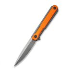 WE Knife Co. Peer Flipper Knife Gray Ti w/ Orange - 2015A - Image 9