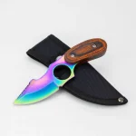 6.3? Full Tang Fixed Blade Hunting Knife w/ Index Guard - Image 2