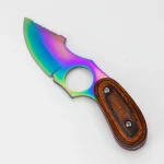 6.3? Full Tang Fixed Blade Hunting Knife w/ Index Guard - Image 4