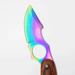 6.3? Full Tang Fixed Blade Hunting Knife w/ Index Guard - Image 5