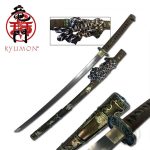 Ryumon Handmade / Hand forged Admiral’s Copper Flower Damascus Katana / Samurai Sword – RY-3206
