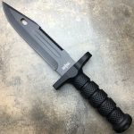 S-TEC 12" Hunting / Camping / Bushcraft Knife with ABS Sheath Series 1 - T228699 - Image 3
