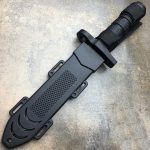 S-TEC 12" Hunting / Camping / Bushcraft Knife with ABS Sheath Series 1 - T228699 - Image 2