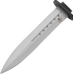 Snake Eye Tactical 12-Inches Heavy-Duty Fixed Blade Dagger-Hunting-Outdoor Survival-Knife (Silver-W10) - Image 3