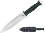 S-TEC Tactical Hunting Fixed Blade " The Dagger " G10 Green Composite Handle Throwing Knife w/ Kydex Sheath - T22010GN - Image 4