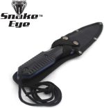 Snake Eye Tactical 12.5" Heavy Duty Fixed Color Blade Hunting Knife w/Nylon Sheath -SE-5082BL - Image 5