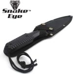 Snake Eye Tactical 12.5" Heavy Duty Fixed 'Dark Knight' Blade Hunting Knife w/Nylon Sheath - SE-5082BK - Image 4