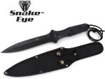 Snake Eye Tactical 12.5" Heavy Duty Fixed 'Dark Knight' Blade Hunting Knife w/Nylon Sheath - SE-5082BK - Image 7