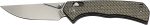 S-TEC Axel Lock EDC Folding Pocket Knife with Carbon Fiber Gold Weave Inlay Handle & D2 Steel Blade - Series 2 (TS023) - Image 22