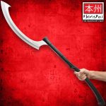 Honshu Khopesh Sword - Egyptian Blade and Sheath - 7Cr13 Stainless Steel Blade, Injection-Molded Nylon Handle - Length 45 1/8” - Image 4