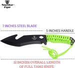 Snake Eye Full Tang Fixed Blade Outdoor | Hunting | Camping | Knife - YML-14 - Image 5