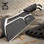 M48 Conflict With Vortec Sheath - 2cr13 Cast Stainless Steel Blade, Injection Moulded Nylon Handle, Open Ring Pommel - Length 11 1/4” - Image 4