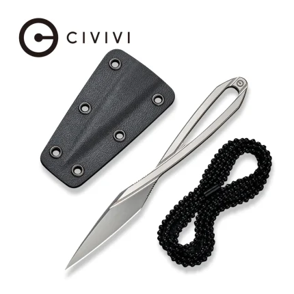 CIVIVI D-Art Fixed Blade Neck Knife With Kydex Sheath
