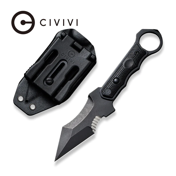 6391ace427ade714b70fb966024ae804_8f9d3332-8221-422b-8de7-88c42662753e_700x CIVIVI Orthrus Fixed Blade Knife G10 Handle (3.76" Nitro-V Blade) - Image 1