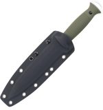 S-TEC Tactical Hunting Fixed Blade " The Dagger " G10 Green Composite Handle Throwing Knife w/ Kydex Sheath - T22010GN - Image 5