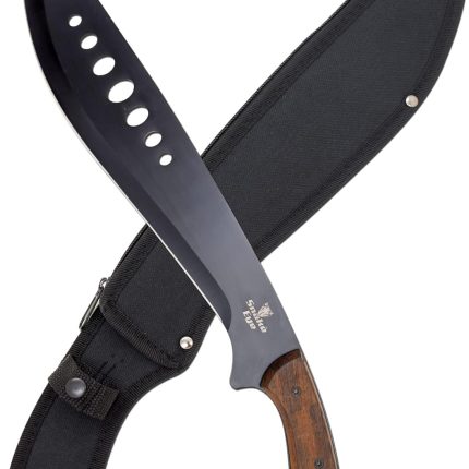 Snake Eye ' Classic' Camping / Bushcraft Machete ' Blackout Version - 10BKWD