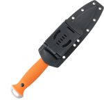 S-TEC Tactical Hunting Fixed Blade " The Dagger " G10 Orange Composite Handle Throwing Knife w/ Kydex Sheath - T22010DG - Image 5