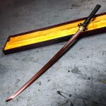 Ten Ryu HAND FORGED RED SAMURAI SWORD 41" OVERALL - MAZ-201 - Image 3