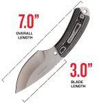 Tac-Force Evolution Fixed Blade Knife - TFE-FIX001-BK - Image 6