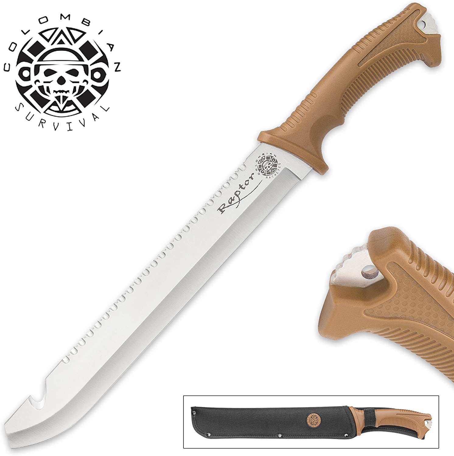 81Isb0HvQEL._AC_SL1500_ Colombian Raptor Machete - UC3234 - Image 1