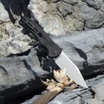 CIVIVI Folding Pocket Knife, Button Lock Flipper Cogent Knife 14C28N Blade Black Micarta Handle for Outdoor EDC Camping C20038D-7 - Image 11