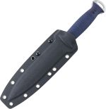 S-TEC Tactical Hunting Fixed Blade " The Dagger " G10 Blue Composite Handle Throwing Knife w/ Kydex Sheath - T22010BL - Image 4