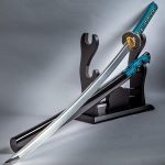 Shikoto Hammer-Forged Longquan Master Teal Katana - UC3237 - Image 9