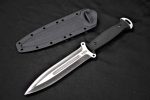 S-TEC Tactical Hunting Fixed Blade " The Dagger " G10 Composite Handle Throwing Knife w/ Kydex Sheath - T22010 - Image 3