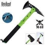 M48 Apocalypse Tactical Tomahawk Toxic Green W/ Sheath - UC2946